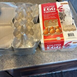 6-Egg Paper Egg Cartons 24 Pack